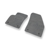 Tapetes de veludo para carros Volvo S40 II (2004-2012) - Tapetes para carros cinza