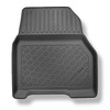 Conjunto de tapetes de bagageira e tapetes de carro feitos sob medida para Renault Kangoo II Van (01.2008-04.2021) - 5 lugares; espaçamento entre eixos 2.697 mm; sem terceira fileira