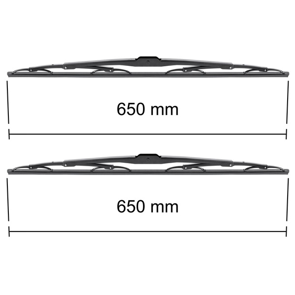 Escovas limpa-vidros para pára-brisas para Iveco Trakker Caminhão (2002-2019) - standard