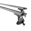 Suporte de tejadilho compatível com Skoda Superb III Liftback (2015-2024) - bagageiro prata - mala de teto - rack de barras - sem elementos de montagem - Alumínio