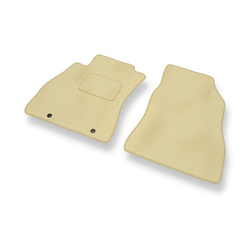 Tapetes de veludo para carros Nissan Pulsar Hatchback (2014-2018) - Tapetes para carros bege