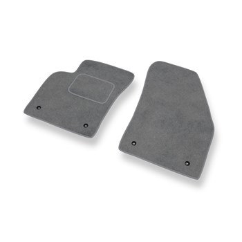 Tapetes de veludo para carros Volvo S40 II (2004-2012) - Tapetes para carros cinza