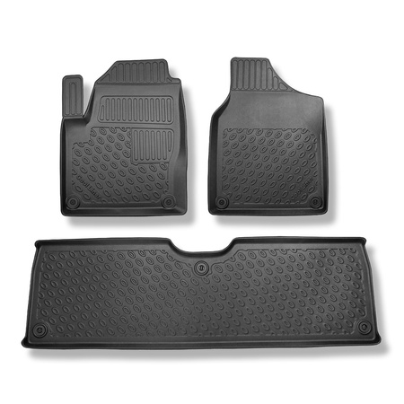 Tapetes TPE para Seat Alhambra I Van (1995-08.2010) - 5 ou 7 lugares; sem terceira fileira