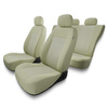 Capas de carro universais para Nissan Note I, II (2005-2016) - Tipo 1 (bege)