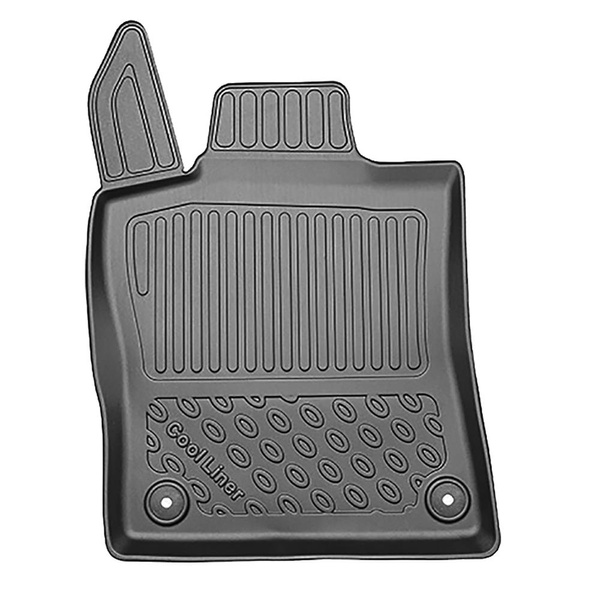 Conjunto de tapetes de bagageira e tapetes de carro feitos sob medida para Peugeot 308 III SW (12.2021-....) - parte superior do porta-malas; base móvel na posição mais alta (flex floor); também para Plug-in Hybrid