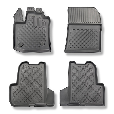 Tapetes TPE para Dacia Lodgy Van (07.2012-10.2022) - 5 ou 7 lugares; sem terceira fileira