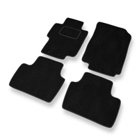 Tapetes de veludo para carros Honda Accord VII (2003-2007) - Tapetes para carros preta