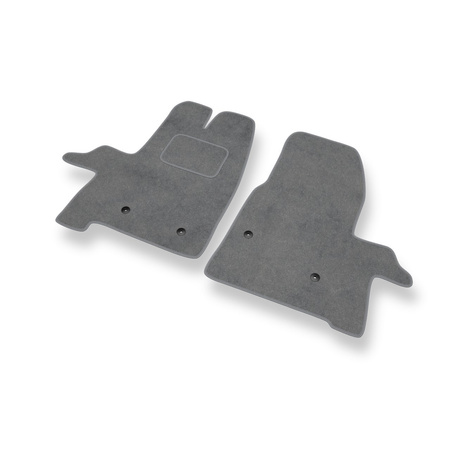 Tapetes de veludo para carros Ford Transit VIII (2013-....) - Tapetes para carros cinza