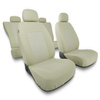 Capas de carro universais para Nissan Note I, II (2005-2016) - Tipo 1 (bege)