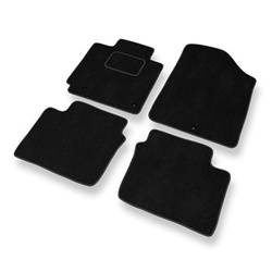 Tapetes de veludo para carros Hyundai Elantra V Sedan (2011-2015) - Tapetes para carros preta