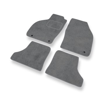 Tapetes de veludo para carros Saab 9-3 I (1998-2002) - Tapetes para carros cinza