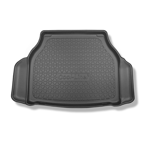 Tapete para a bagageira projetado para Jaguar XJ 351 Sedan (2009-07.2019) - compartimento esquerdo removível em modelos após facelift /modelos com redes laterais