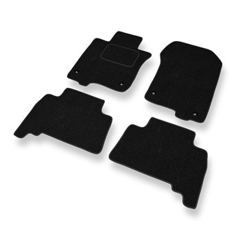 Tapetes de feltro para carros Toyota Land Cruiser VI (2009-2017) - Tapetes para carros preta