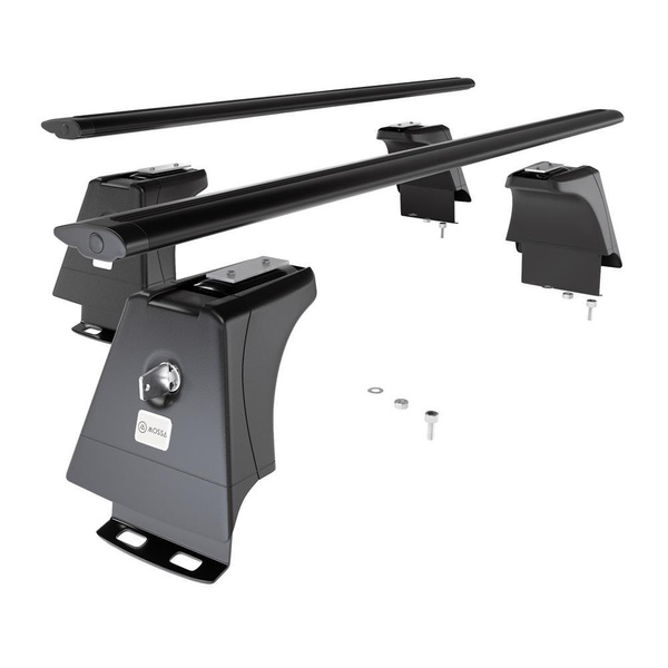 Suporte de tejadilho compatível com Honda CR-V SUV (2007-2011) - bagageiro preto - mala de teto - rack de barras - pontos de montagem - Alumínio