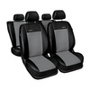 Conjunto de capas para bancos de carro Seat Leon II Hatchback (2005-2012) - cinza