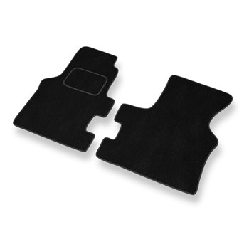 Tapetes de veludo para carros Volkswagen Transporter T4 (com transmissão manual) (1990-2003) - Tapetes para carros preta