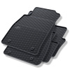 Tapetes de borracha para automóveis Opel Insignia I Liftback, Sedan, Sports Tourer (2008-2017) - preto - 4 pcs.