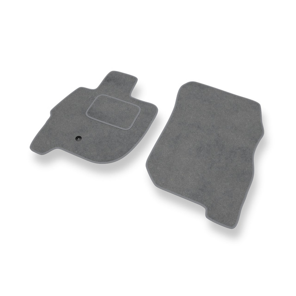 Tapetes de veludo para carros Mitsubishi Galant IX Sedan (2006-2012) - Tapetes para carros cinza