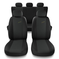 Capas de carro universais para Dacia Lodgy (2012-2019) - cinza escuro