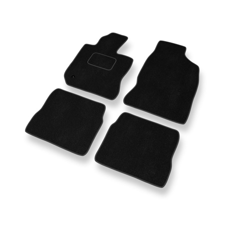 Tapetes de veludo para carros Chrysler PT Cruiser Manual (2000-2010) - Tapetes para carros preta