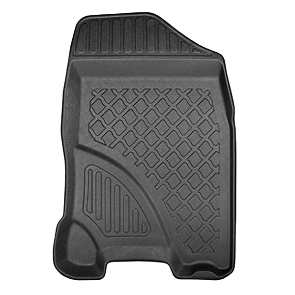 Tapetes TPE para Nissan Navara NP300 Pick-Up (12.2015-10.2022) - ganchos de fixação no piso