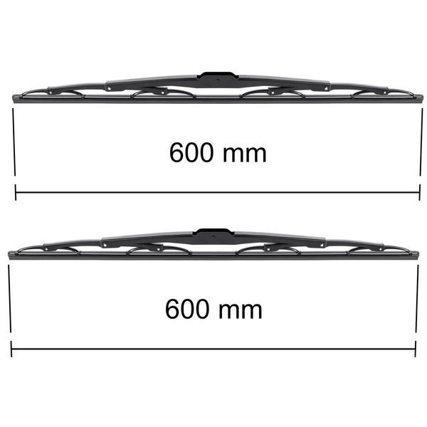 Escovas limpa-vidros para pára-brisas para Iveco Daily III Van (2006-2019) - standard