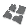 Tapetes de veludo para carros Mercedes-Benz Classe S W221 Coupé, Limousine (2006-2013) versão longa - Tapetes para carros cinza