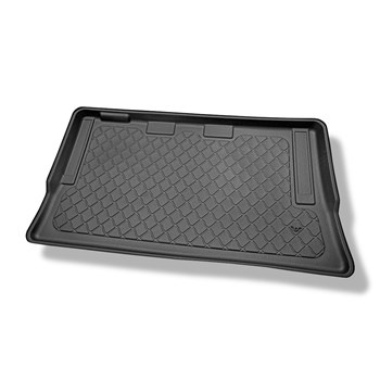 Tapete para a bagageira projetado para Mercedes-Benz Classe V W447 Van (06.2014-....) - versão longa (distância entre eixos 3.200 mm; comprimento do carro 5.140 mm); para a terceira fileira de assentos; sem divisão de compartimento de carga