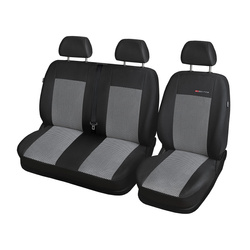 Conjunto de capas para bancos de carro Ford Transit VII Van (2013-2019) apenas assentos dianteiros - 1+2 - E2
