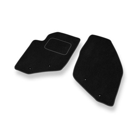 Tapetes de veludo para carros Volvo S60 I (2000-2009) - Tapetes para carros preta