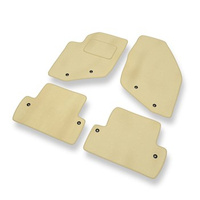 Tapetes de veludo para carros Volvo S60 I (2000-2009) - Tapetes para carros bege