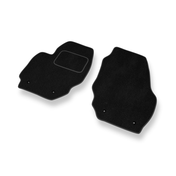 Tapetes de veludo para carros Volvo XC60 I SUV (2008-2017) - Tapetes para carros preta