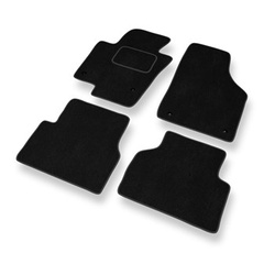 Tapetes de veludo para carros Volkswagen Tiguan SUV (2007-2016) - Tapetes para carros preta