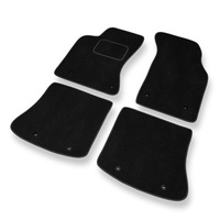 Tapetes de veludo para carros Audi A4 I B5 (1994-2001) - Tapetes para carros preta