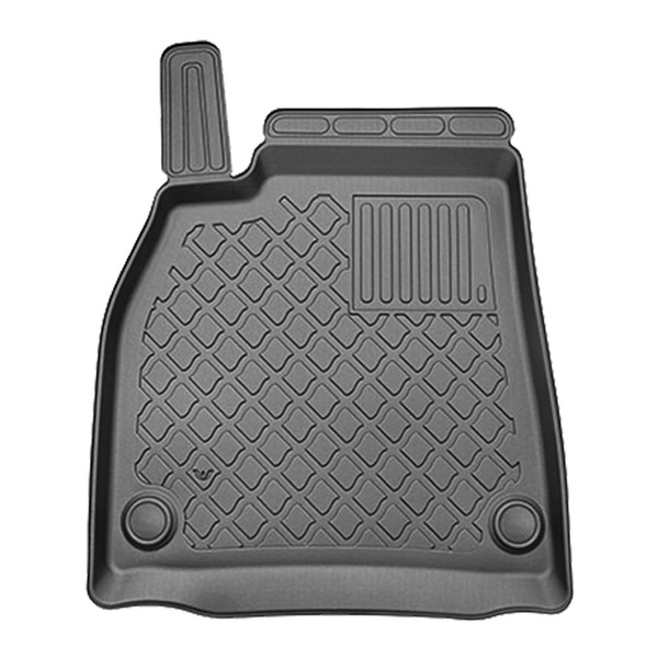 Conjunto de tapetes de bagageira e tapetes de carro feitos sob medida para Tesla Model S Facelift II Coupé (01.2021-....) - porta-malas traseiro