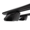 Suporte de tejadilho compatível com Hyundai Tucson SUV (2018-2020) - bagageiro preto - mala de teto - rack de barras - barras integradas - Alumínio