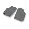 Tapetes de veludo para carros Skoda Roomster I Van (2006-2015) - Tapetes para carros cinza