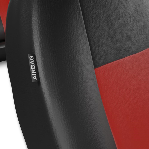 Capas de carro universais para Dacia Dokker (2012-2021) - vermelho