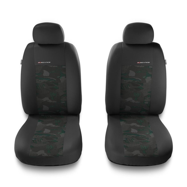 Capas de carro universais para Fiat Sedici (2006-2014) - verde