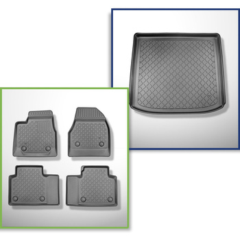 Conjunto de tapetes de bagageira e tapetes de carro feitos sob medida para Aiway