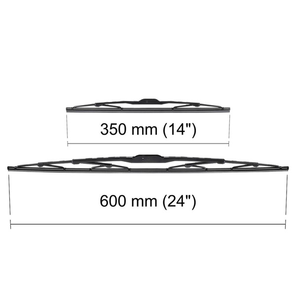 Escovas limpa-vidros para pára-brisas para Toyota Yaris II Hatchback (08.2005-07.2011) - standard
