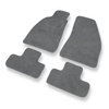 Tapetes de veludo para carros Alfa Romeo Spider V (1994-2006) - Tapetes para carros cinza