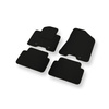 Tapetes de feltro para carros Kia Sportage IV SUV (2016-2021) - Tapetes para carros preta