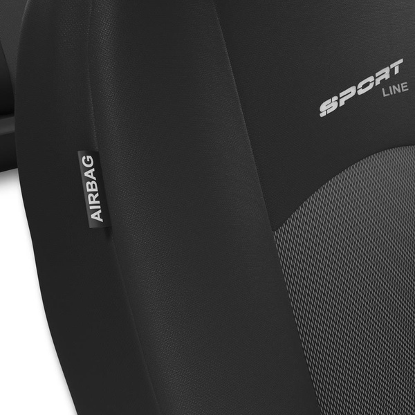 Capas de carro universais para Mercedes-Benz Classe B W245, W246, W247 (2005-....) - cinza escuro