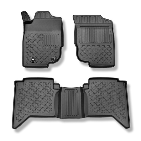 Tapetes TPE para Toyota Hilux VII Pick-Up (12.2015-10.2022) - cabine dupla