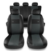Capas de carro universais para Nissan Maxima IV, V, VI (1995-2009) - cinza