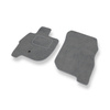 Tapetes de veludo para carros Mitsubishi Galant IX Sedan (2006-2012) - Tapetes para carros cinza