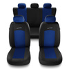 Capas de carro universais para Alfa Romeo 166 I, II, III (1998-2007) - azul