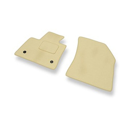 Tapetes de veludo para carros Peugeot 5008 SUV (2017-2024) 5-lugares - Tapetes para carros bege