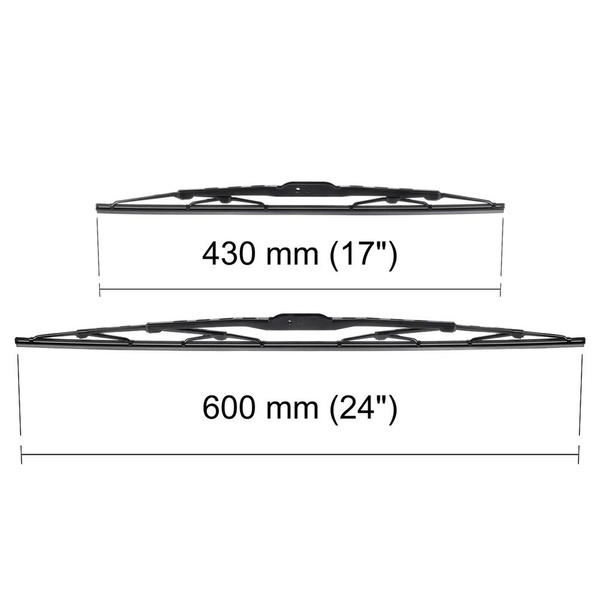 Escovas limpa-vidros para pára-brisas para Lexus LS IV Sedan (2006-2017) - standard